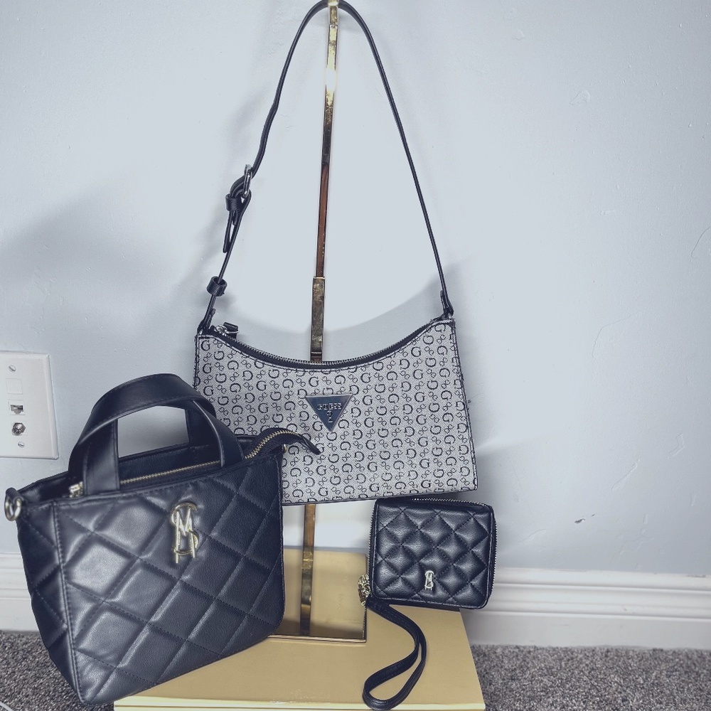 Bundle - Guess bag, Steve Madden bag, Steve Madden wallet